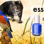 Tabs for Essie Bluebird Nail Polish