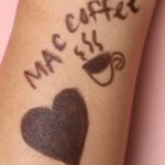 mac coffee swatch