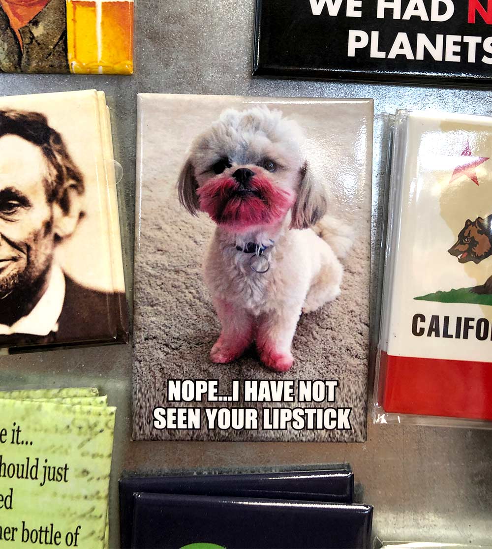 dog lipstick