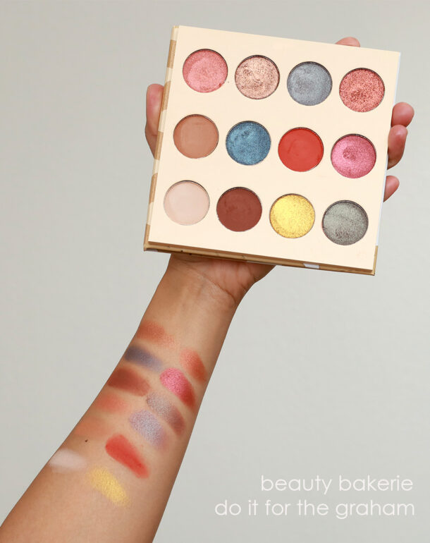 Warm tones and shimmer from the Do It For the Graham Palette by Beauty Bakerie