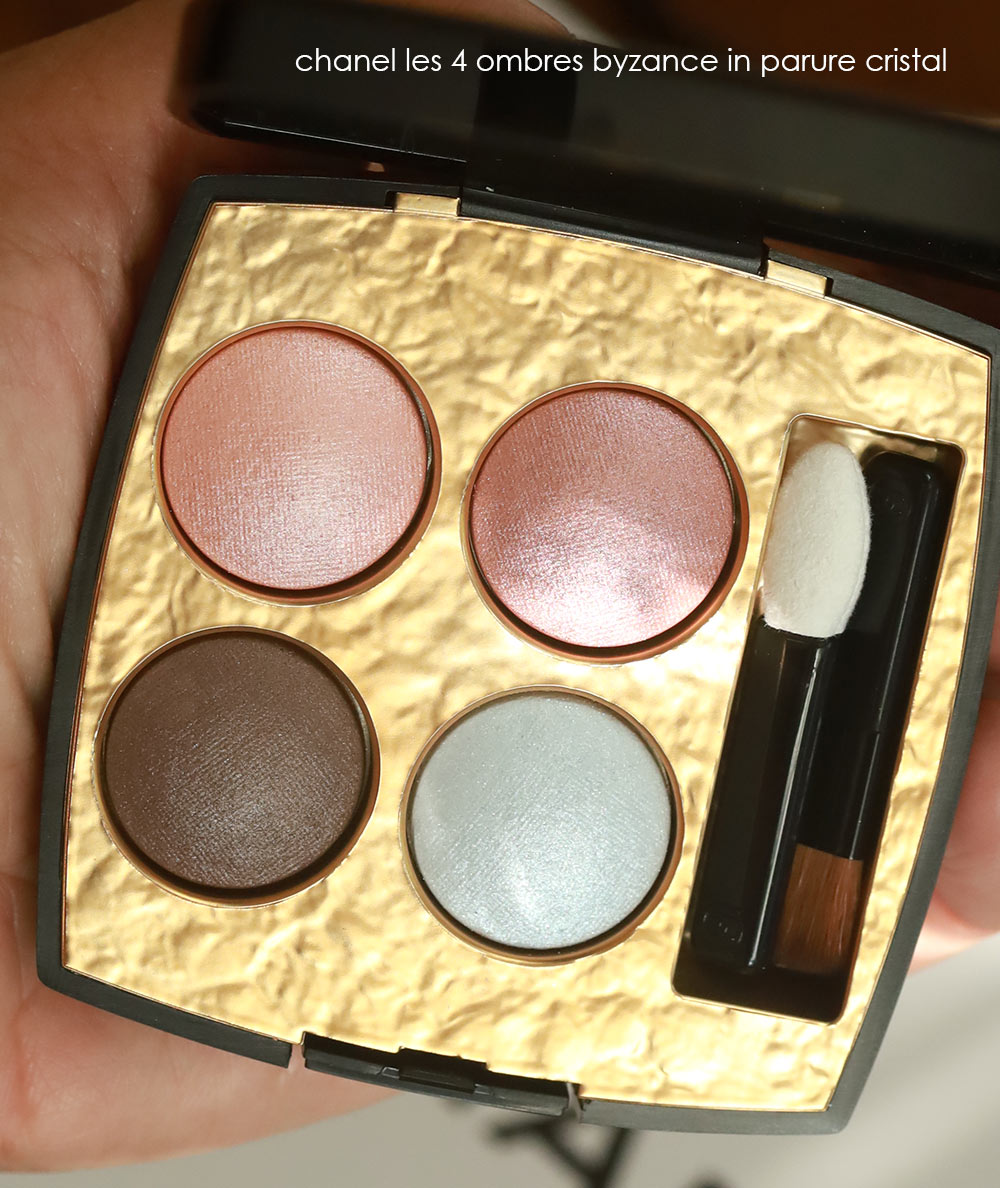 Luminous Taupe Lids with Chanel Les 4 Ombres Byzance in Parure